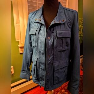 Travelsmith teal nylon jacket, Women's Small
